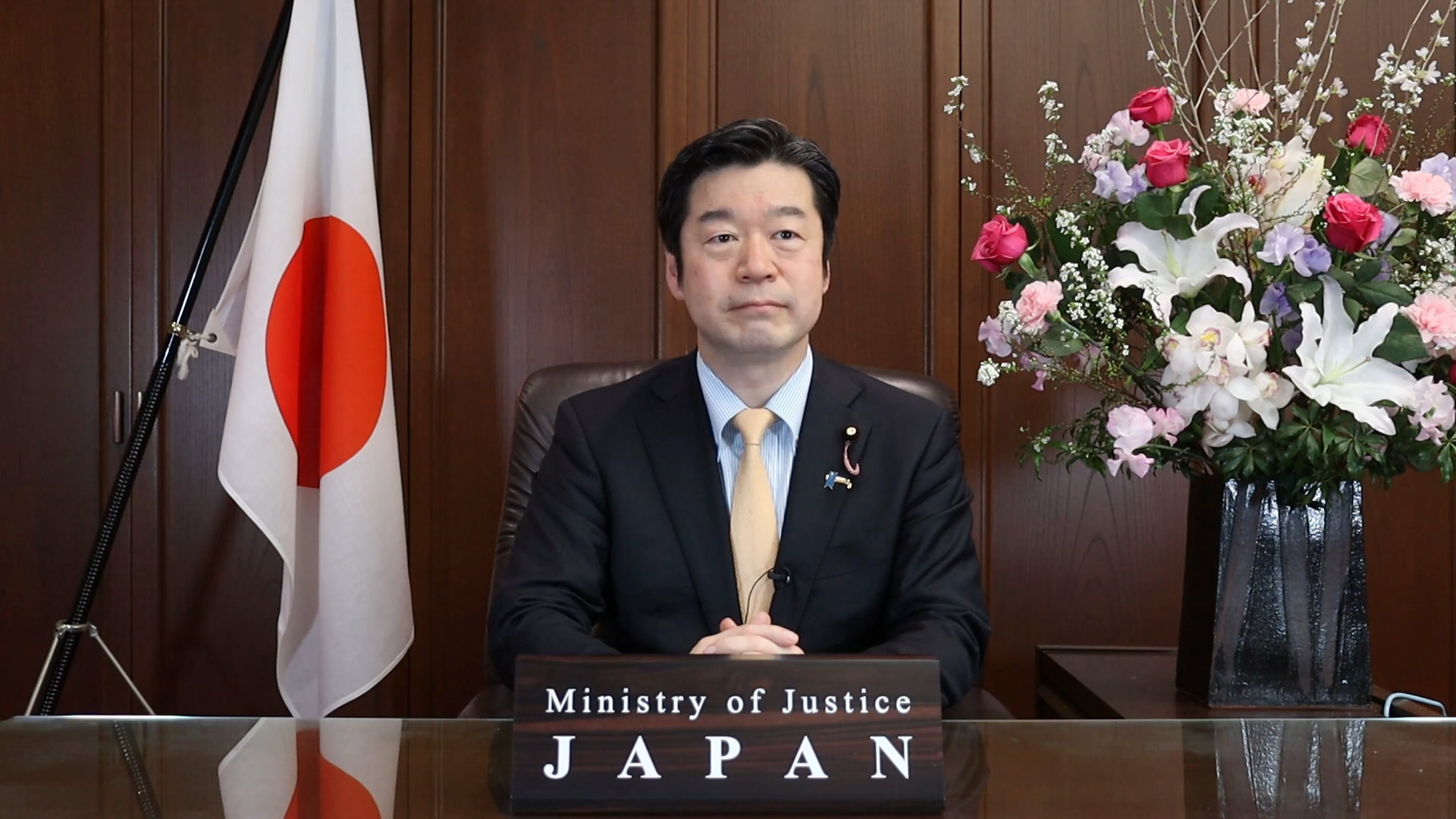 加田法務大臣政務官がタイ及びその周辺国の企業等を対象とした国際仲裁ウェビナーにビデオメッセージを送りました（令和４年２月２２日）。