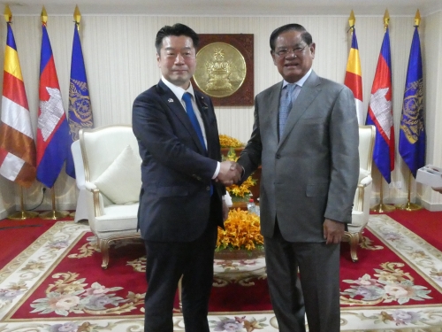 加田裕之法務大臣政務官が、カンボジア王国に出張しました。